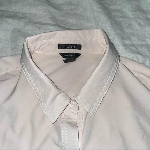Eddie Bauer LARGE Departure 2.0 UPF 50+ Sun Protect Long Sleeve Shirt Top Pink - Picture 2 of 7